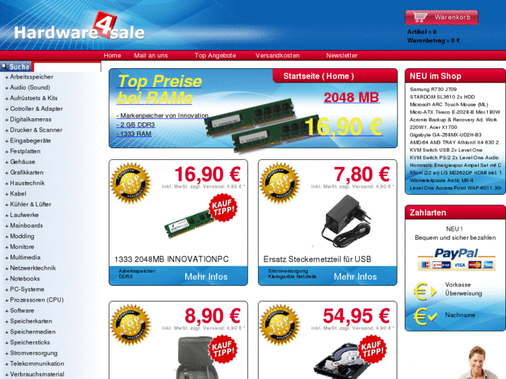 www.hardware4sale.de