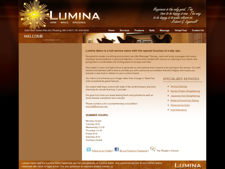 www.luminasalon.com