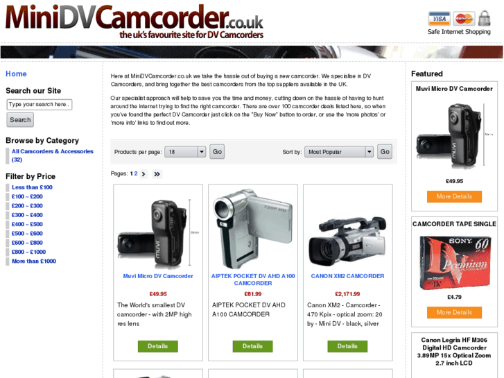 www.minidvcamcorder.co.uk