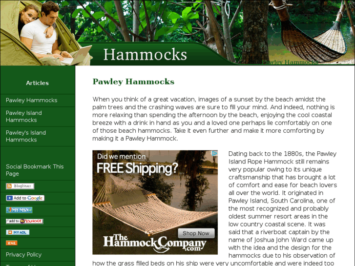 www.pawleyhammocks.com