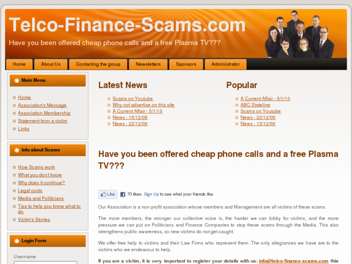 www.telco-finance-scams.com