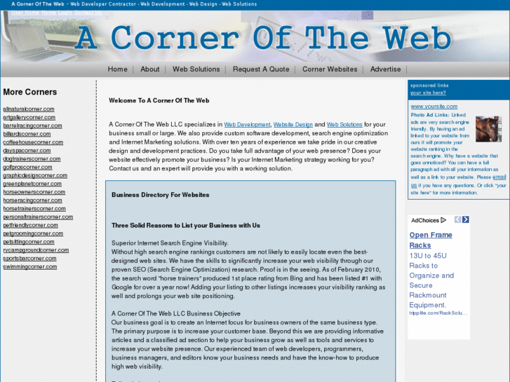 www.acorneroftheweb.com