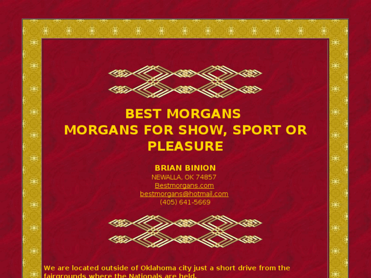 www.bestmorgans.com