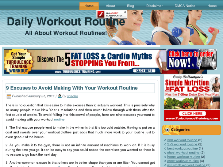 www.dailyworkoutroutine.net