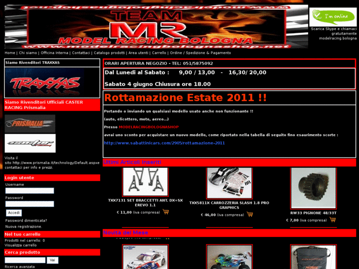 www.modelracingbolognashop.net