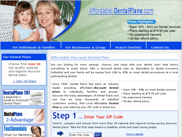 www.affordable-dentalplans.com