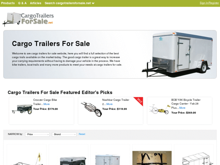 www.cargotrailersforsale.net