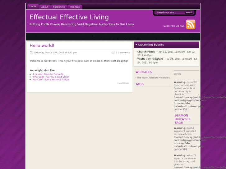 www.effectualeffectiveliving.info