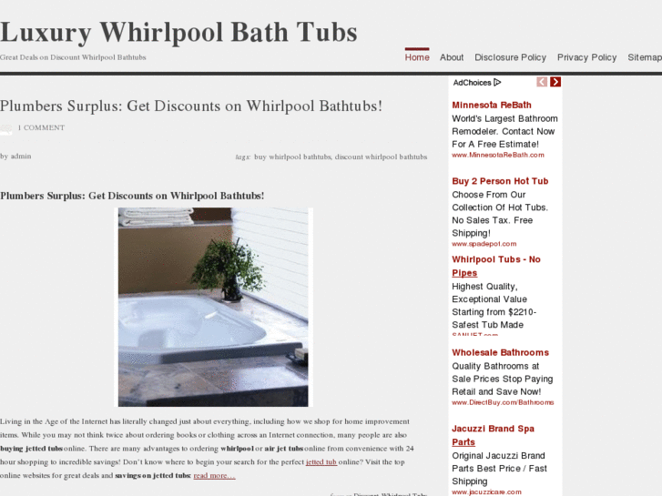 www.luxurywhirlpoolbathtubs.com