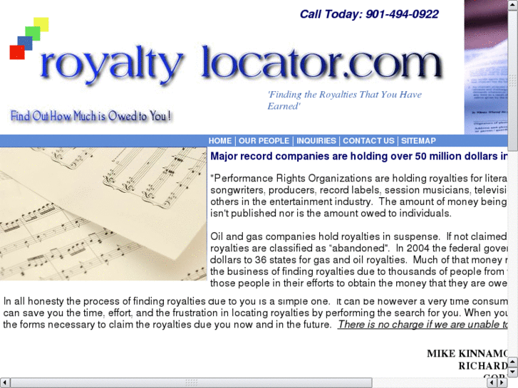 www.royaltylocator.com