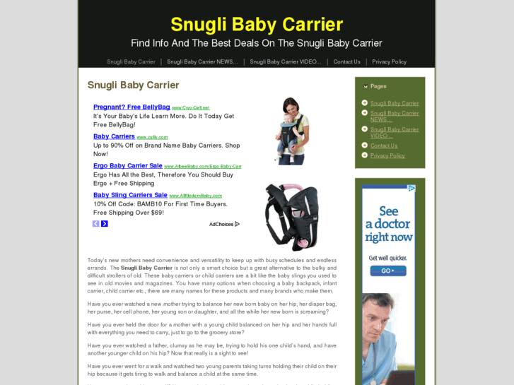 www.snuglibabycarrier.net