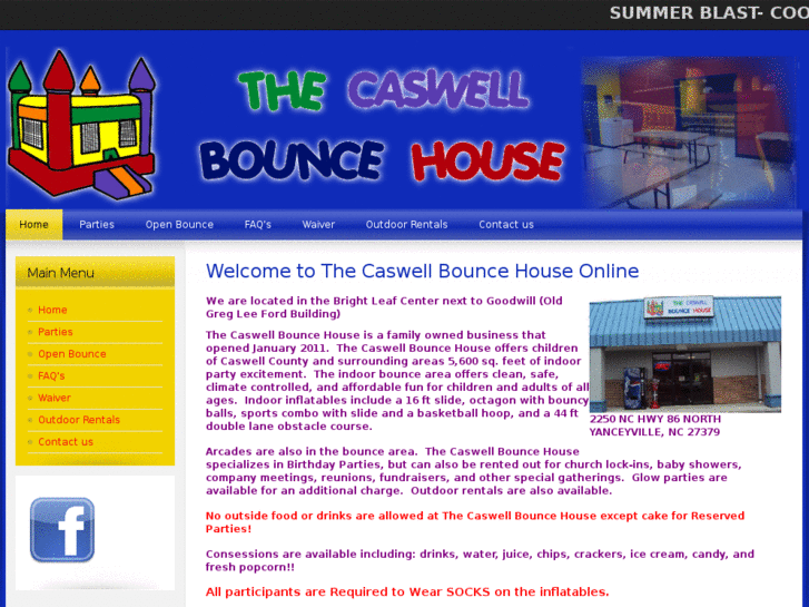 www.thecaswellbouncehouse.com