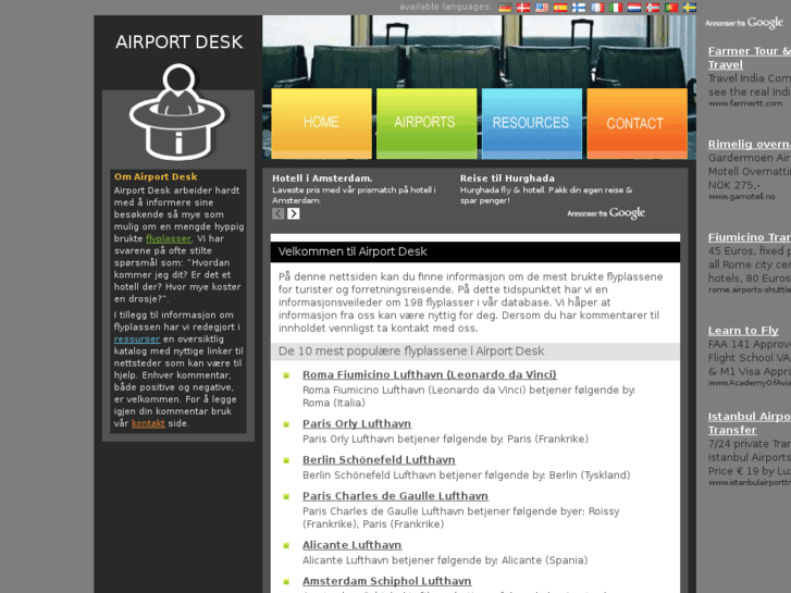 www.airportdesk.no