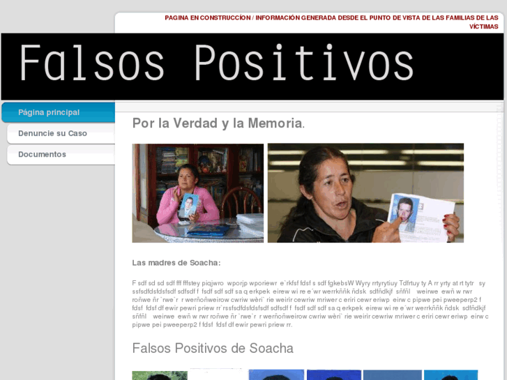 www.falsospositivos.info