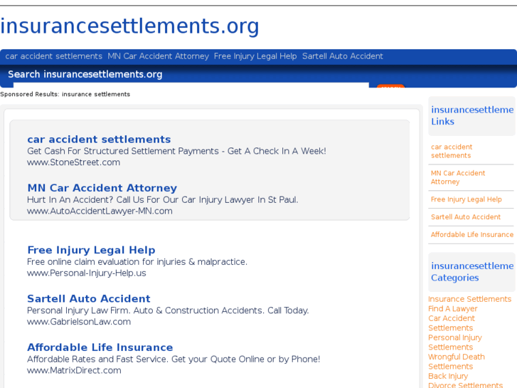 www.insurancesettlements.org