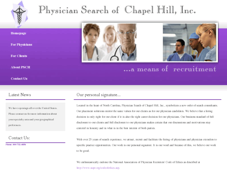 www.physiciansearchofchapelhill.com