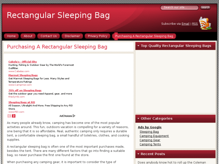 www.rectangularsleepingbag.org
