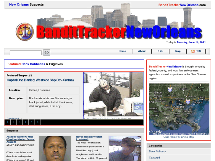 www.bandittrackerneworleans.com