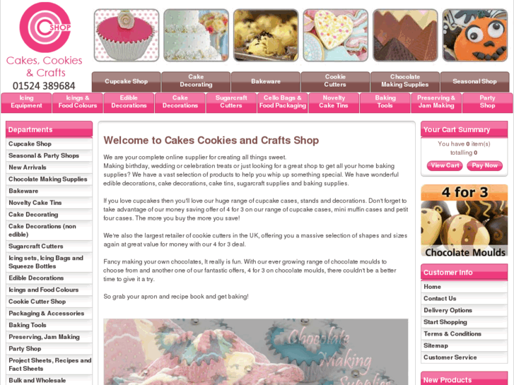 www.cakescookiesandcraftsshop.co.uk