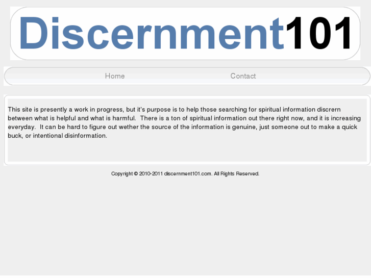 www.discernment101.com