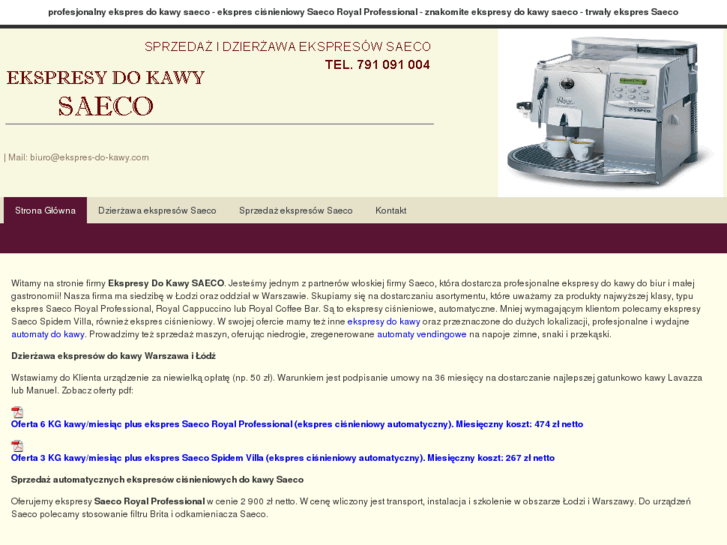 www.ekspres-saeco.com