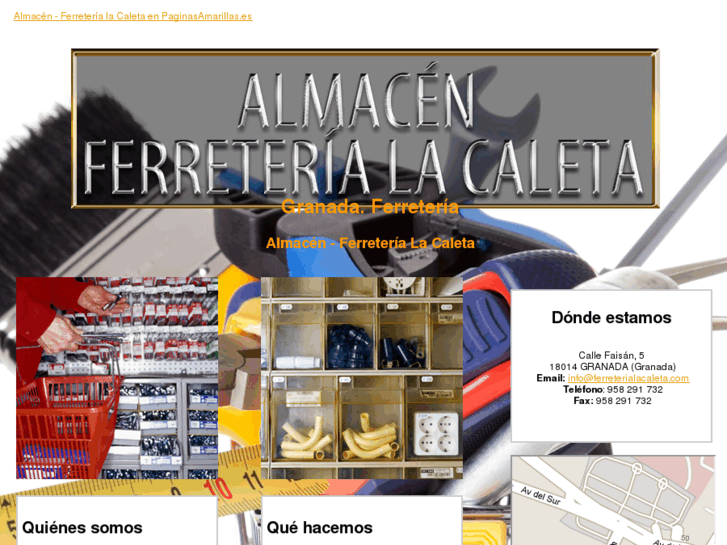 www.ferreterialacaleta.com