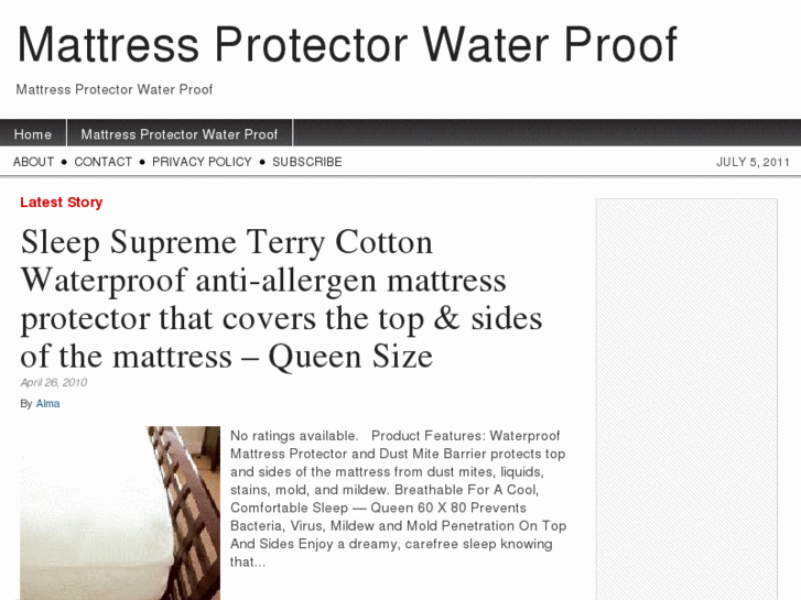 www.mattressprotectorwaterproof.com