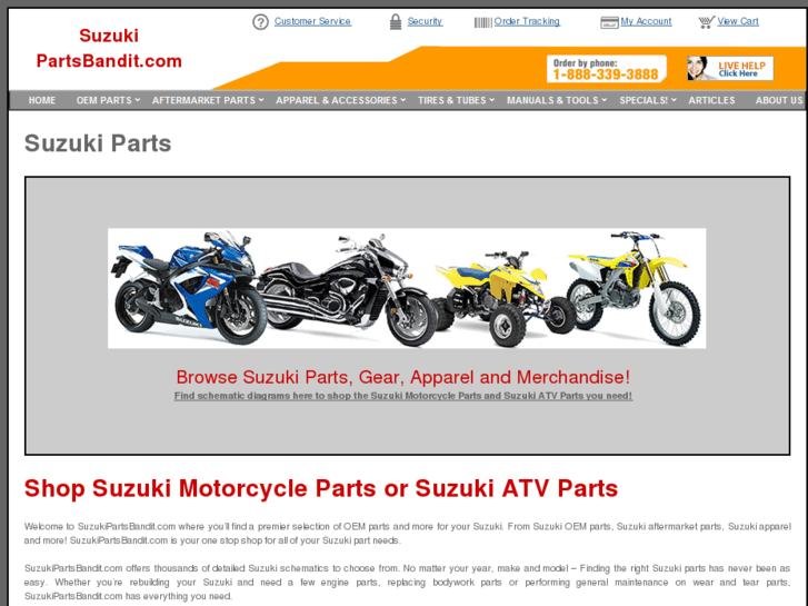 www.suzukipartsbandit.com