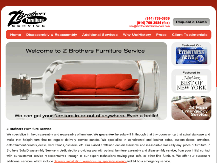 www.zbrothersfurnitureservice.com