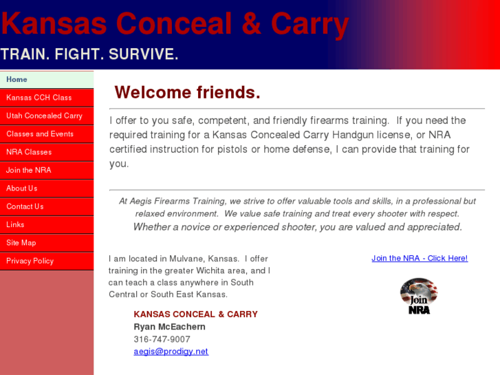 www.aegisfirearmstraining.com