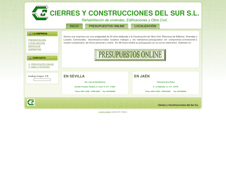 www.cyconstruccionesdelsur.es