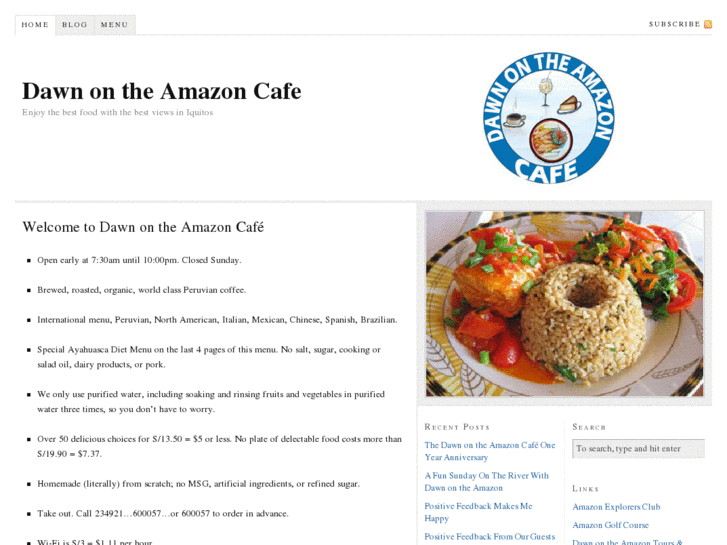 www.dawnontheamazoncafe.com