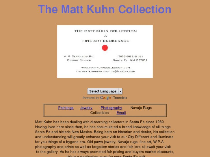 www.mattkuhncollection.com