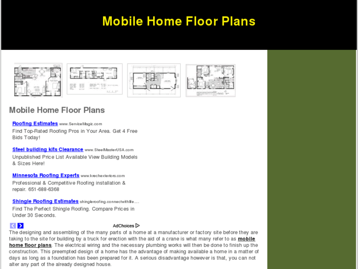 www.mobilehomefloorplans.org