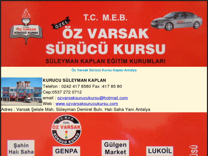 www.ozvarsaksurucukursu.com