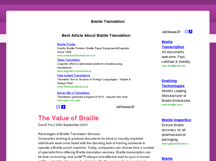 www.brailletranslation.net