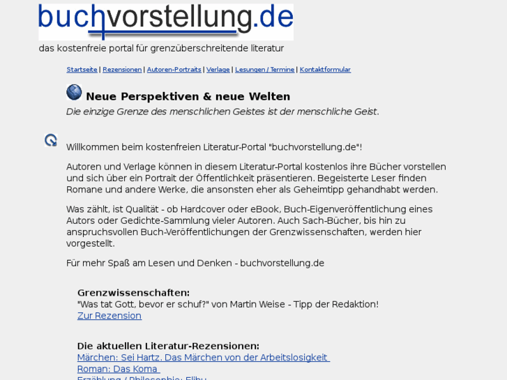 www.buchvorstellung.de