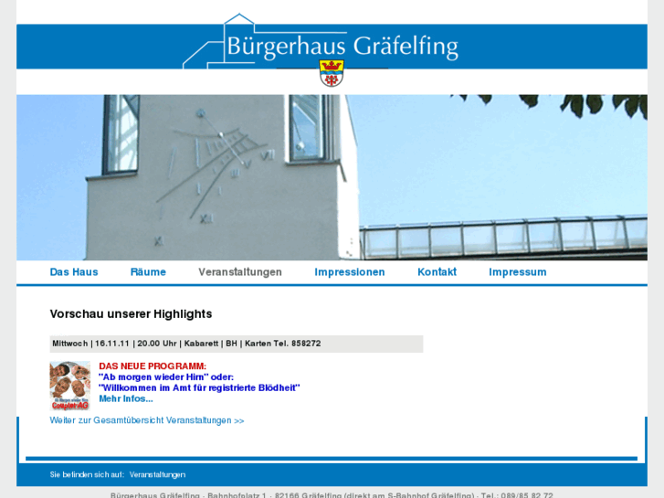 www.buergerhaus-graefelfing.de