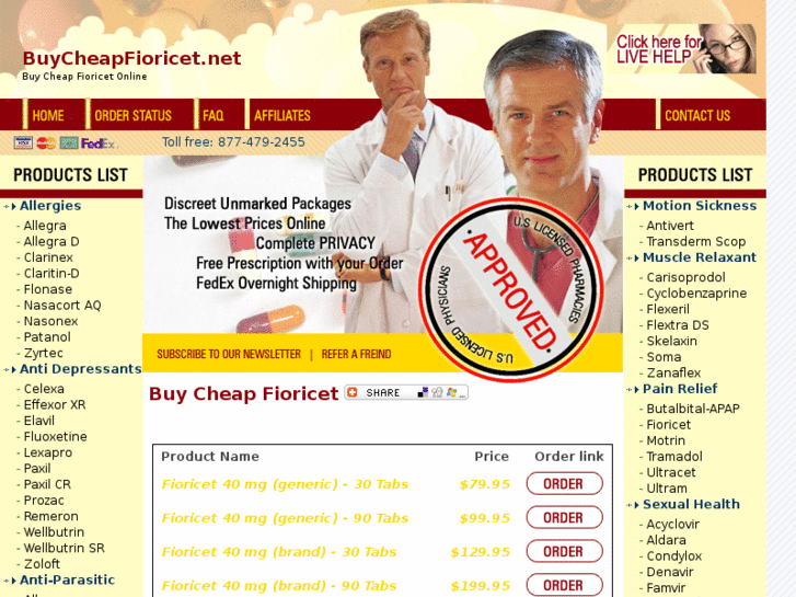 www.buycheapfioricet.net