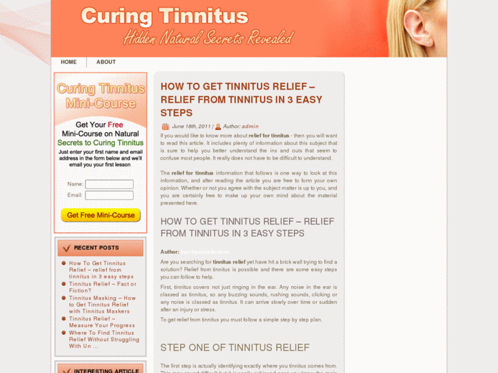 www.curingtinnitussecrets.com