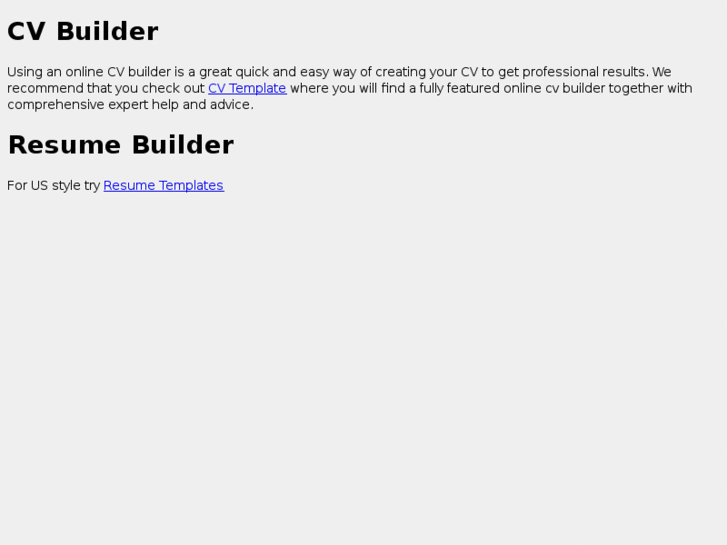 www.cvbuilder.co.uk