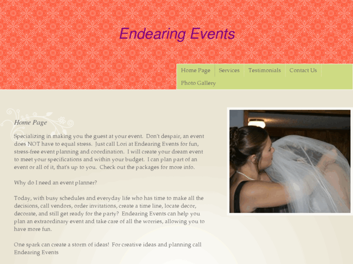 www.endearingevents.com