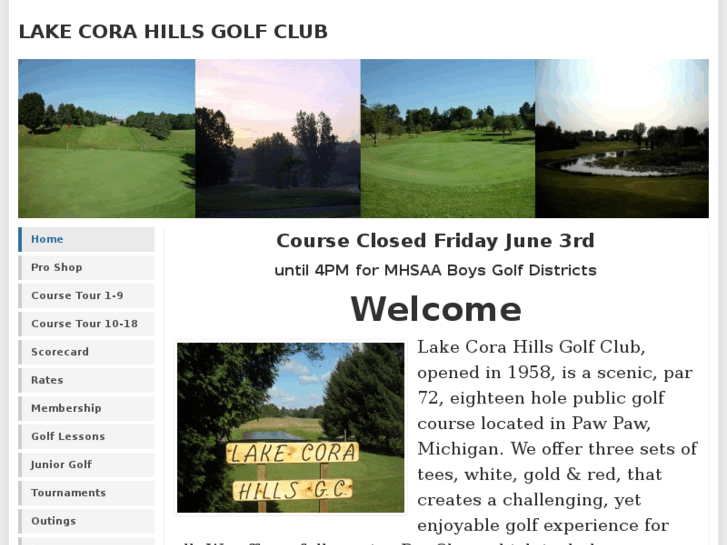 www.lakecorahillsgolfclub.com