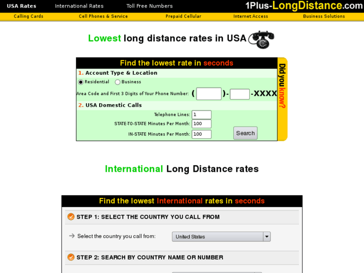 www.1plus-longdistance.com