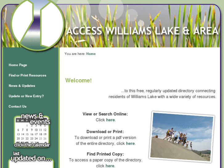 www.accesswilliamslake.org