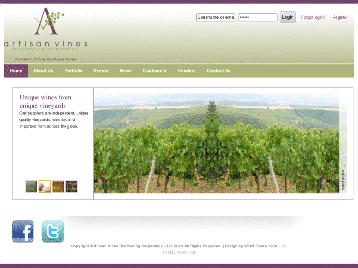 www.artisanvinescorp.com