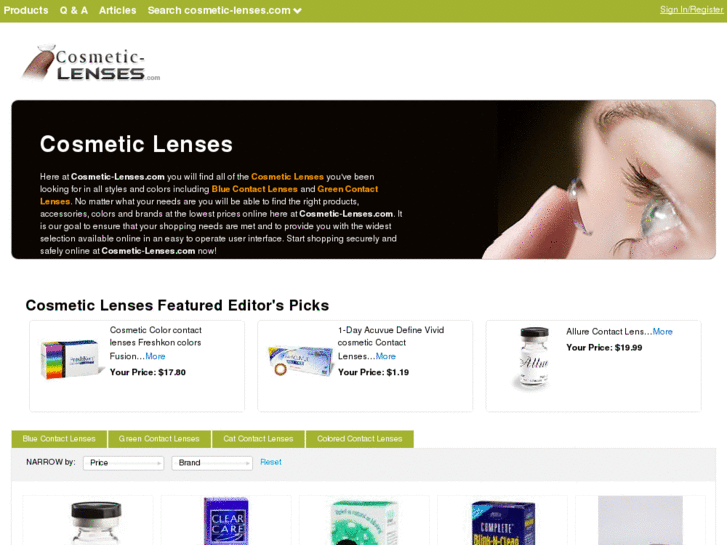 www.cosmetic-lenses.com