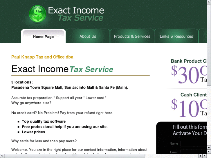 www.exactincometaxservice.net