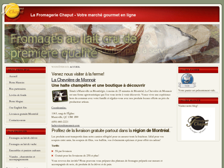 www.fromageriechaput.com