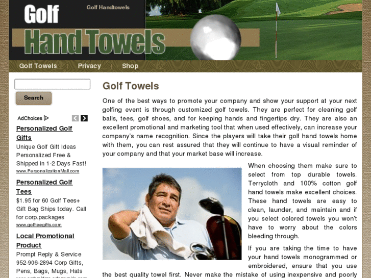 www.golfhandtowels.com